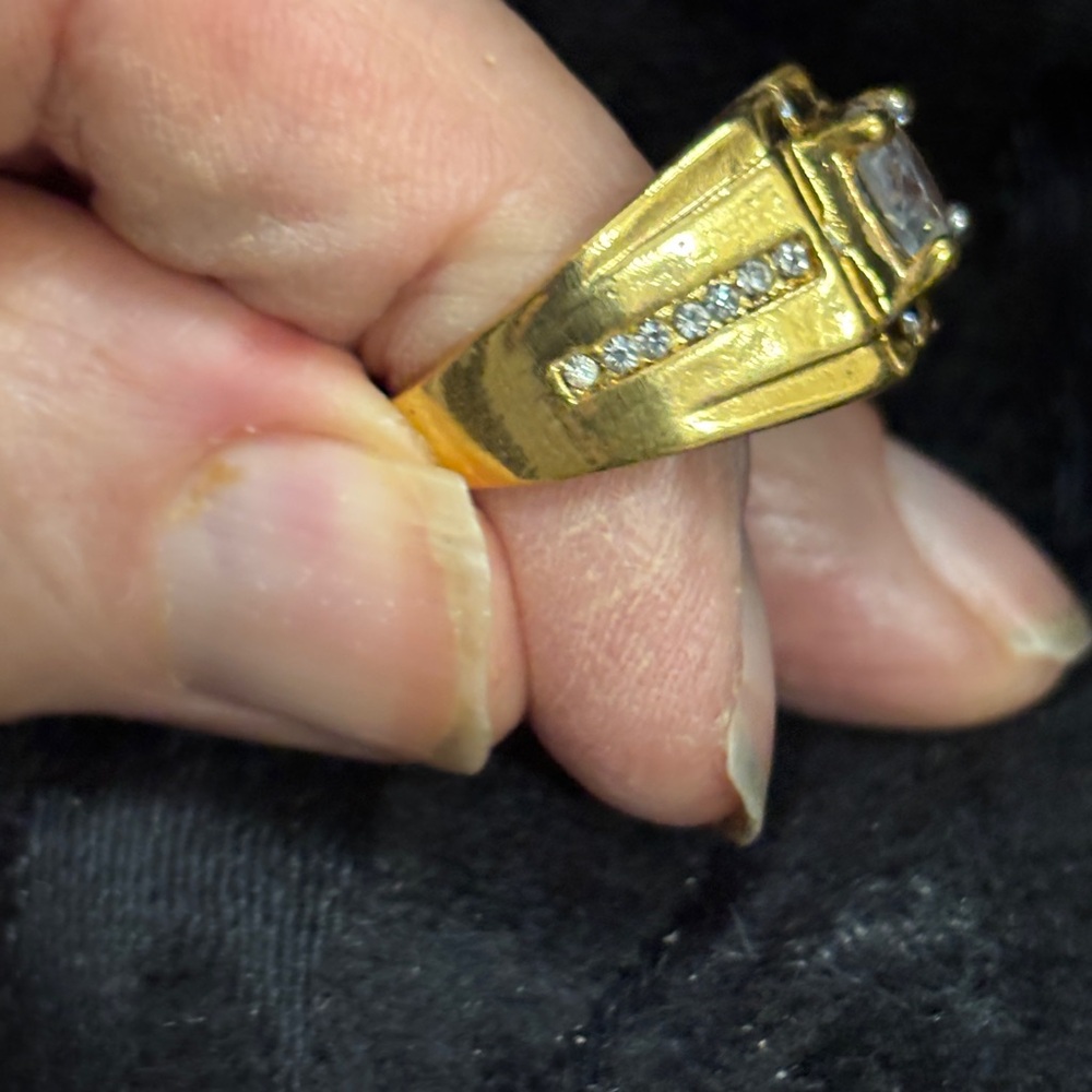 GOLD PLATED/
RING- VINTAGE STYLE - Picture 5 of 16